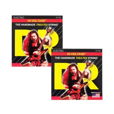2 Sets DR Strings Electric Guitar Strings Dimebag Darrell 10/52 Med. To Heavy - Image 1 of 4
