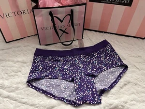 NWT VTG VICTORIA’S SECRET Cotton Lingerie Banded BoyShort Stars Galaxy Panty M - Picture 1 of 4
