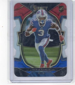 Tarjeta de novato 2022 Select Die Cut Damar Hamlin Bills Prizm Concourse - Imagen 1 de 2