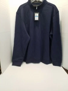 Chaqueta Van Husen Flex Fleece XL 1/4 Cremallera Azul Flex Tacto Suave Nueva (RTR) $75.00 - Imagen 1 de 9