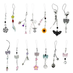 DIY Handmade Phone Lanyard Beaded Phone Pendant Phone Chain Stylish Phone Charm - Zdjęcie 1 z 13