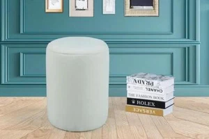 Minimalistischer Hocker Weiß Wohnzimmer Esszimmer Hochwertig Neu - Bild 1 von 1