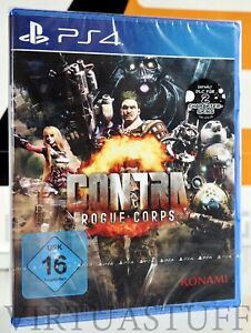 CONTRA, ROGUE CORPS, SONY PLAYSTATION 4, PS4, GERMAN MARKET, EUROPE, NEW SEALED!