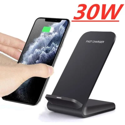 Wireless Charger Stand Holder Fast Charging Dock For Samsung S22 S23 S24 ultra - Image 1 of 4