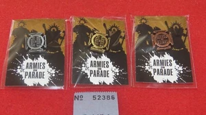 3x Armies on Parade Pin Badge Set Games Workshop Warhammer Gold Silver Bronze GW - Picture 1 of 11