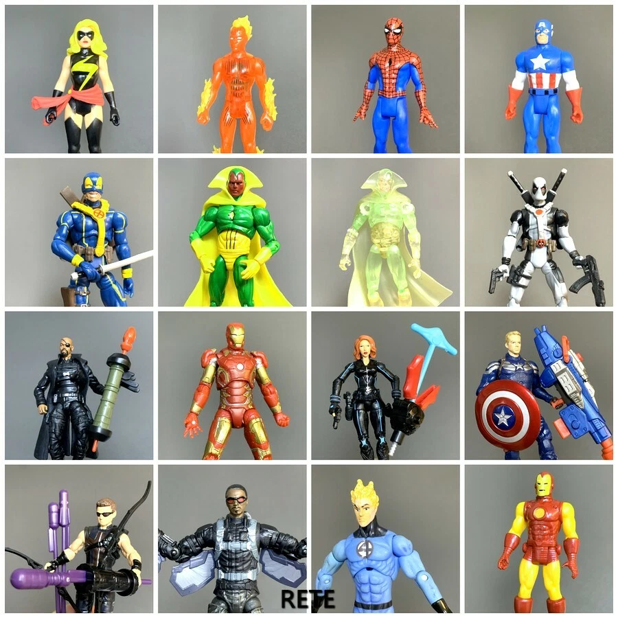 Up 20+ 3.75"" DC Comics Marvel Avengers Age Of Ultron Falcon Hawkeye Batman Toy - Imagem 1 de 1