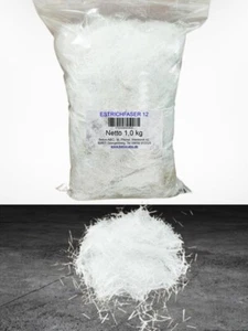 Estrichfaser 1 kg zur Verhinderung von Schwindrissen, Bewehrung, Estrich - Bild 1 von 5