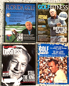 VINTAGE !!!  GOLF RELATED  MAGAZINES  ARNOLD PALMER  COVERS  & ARTICLES     C2