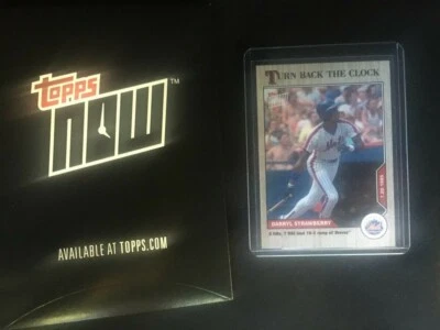 DARRYL STRAWBERRY 2020 TOPPS NOW TBTC  #112 ASH  2/3     2 HR  7 RBI'S  ONLY  - Image 1 of 4