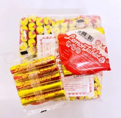 Malaysia Lemon Tablet Candy 8g x 5 pcs  - Image 1 of 3