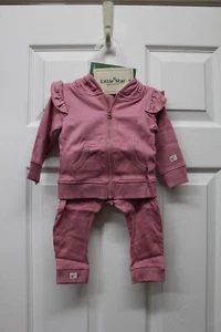 Little Star Organic Baby 2Pc Hoodie/Jogger Set-Polignac-12  Months-NWT - Picture 1 of 3