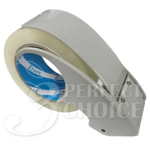 Hält 2" Kernband Seitenlast Kompakt Handspender Schneiden Kunststoff Grau - Bild 1 von 4