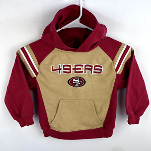 San Francisco 49ers Hoodie Youth Kids M Red NFL Team Logo Hooded Sweatshirt