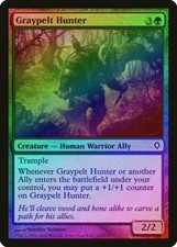 Graypelt Hunter FOIL Worldwake NM Green Common MAGIC GATHERING CARD ABUGames