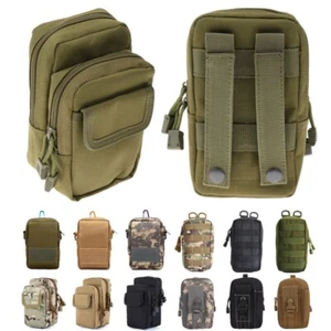 Tactical Molle Pouch EDC Multi-purpose Belt Waist Pack Bag Utility Phone Pocket - Picture 1 of 50