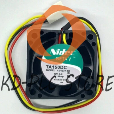 NIDEC TA150 C34637-58 4020 4cm DC 12V 0.13A 3 Line Two Ball Bearing Cooling Fan - Image 1 of 2
