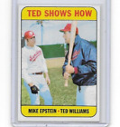 1969 TOPPS BASEBALL TED WILLIAMS « TED SHOWS HOW » AVEC CARTE MIKE EPSTEIN #539