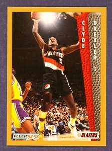 1992-93 Fleer Drake's #43 Clyde Drexler NM to NMMT - Bild 1 von 2