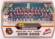 2008-09 Medicine Hat Tigers #25 Medicine Hat Tigers, Team Photo
