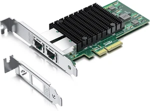 per Intel X550-T2 10Gb PCI-E NIC Scheda Di Rete, Dual Copper RJ45 Port, Intel X5 - Foto 1 di 12