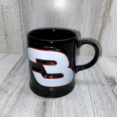 Taza de café Dale Earnhardt Sr #3 negra 12 oz Foto 1 de 4