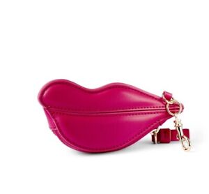 DVF Diane Von Furstenberg X Target Lips Coin Pouch Purse Pink  NWT