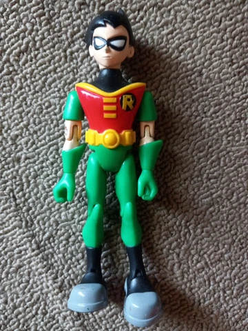 TEEN TITANS ROBIN Figure 3.5” D C Comics Bandai 2003 Cover