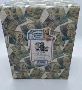 NIB CHERISHED TEDDIES JOEY and LINDSEY We Can Weather Any Storm Together  - Picture 1 of 7