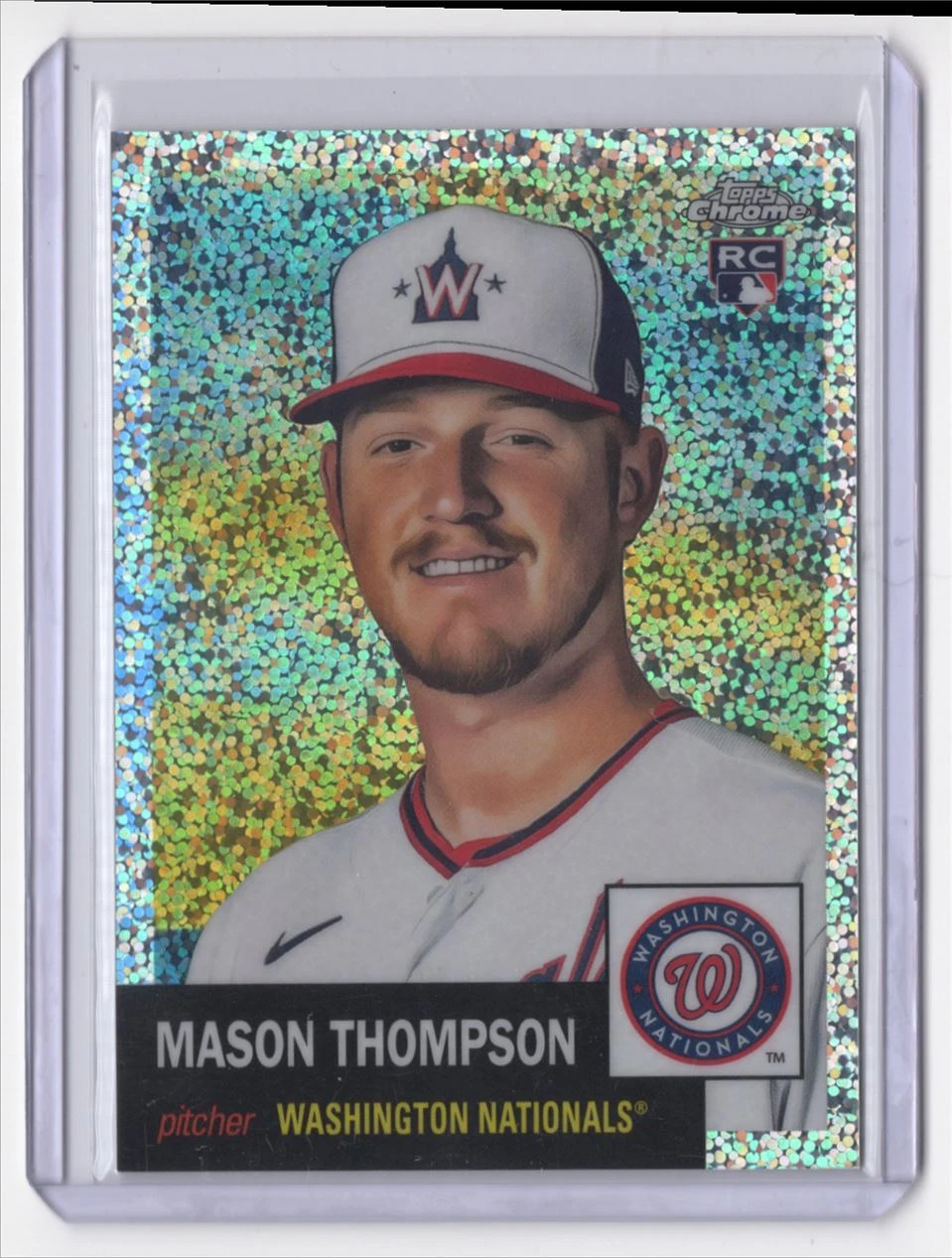 2022 Topps Chrome Platinum Anniversary Speckle Mason Thompson Rookie 119/150