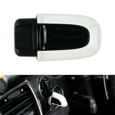 1x White ABS One Button Start Passive Enter Car Key Cover Case for Macan - Image 1 of 4