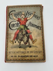 Rare Antique “Charles Hagenbek’s Circus Of Animals” Pop Up Program Coney Island - Foto 1 di 22