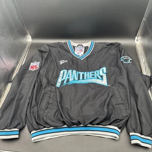 Auténtica Chaqueta Pullover Pro Line Vintage Años 90 Reebok Carolina Panthers Talla XL - Imagen 1 de 10