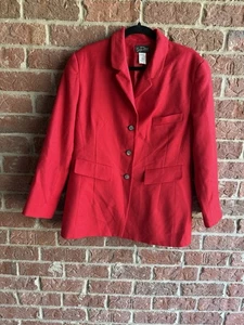 Parisian Signature Jacke Damen Größe 16 rot professioneller Business Blazer - schön - Bild 1 von 3