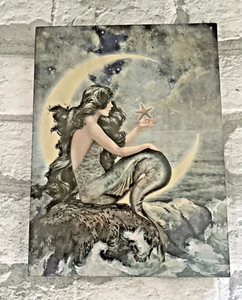 Mermaid Wall Art  beachy wall art Bathroom wall decor nauitical - Picture 1 of 6
