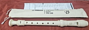 Yamaha Soprano/Descant Recorder YRS-24B - Baroque Fingering, White Finish - Picture 1 of 10