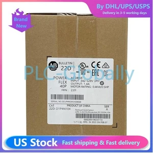 New Allen-Bradley 22D-D1P4N104 PowerFlex 40 0.4kW 0.5Hp AC Drive 22DD1P4N104 - Picture 1 of 4