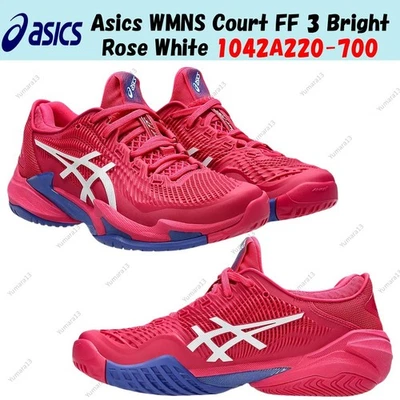 Asics WMNS Court FF 3 Bright Rose White 1042A220-700 Mujer Talla - Imagen 1 de 4