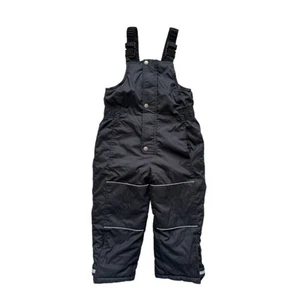 Hanna Andersson Black Snow Bibs Size 4 - Picture 1 of 6