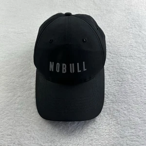 NOBULL Performance Baseballmütze Kappe schwarz reflektierendes Logo verstellbarer Riemen Fitnessstudio - Bild 1 von 10