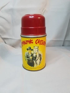 Termo vintage 1950 Hopalong Cassidy Aladdin Goodyear Plug Boyd vaquero occidental - Imagen 1 de 7