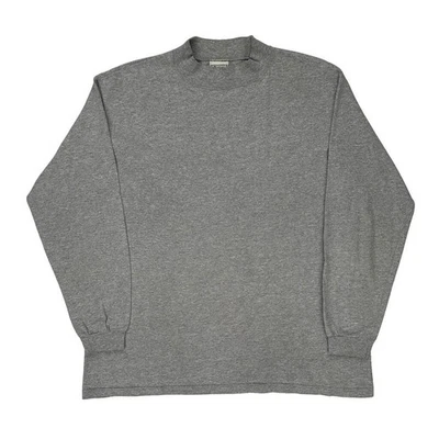 Lee Sport Long Sleeve T-Shirt - Large Grey Cotton - Image 1 of 4