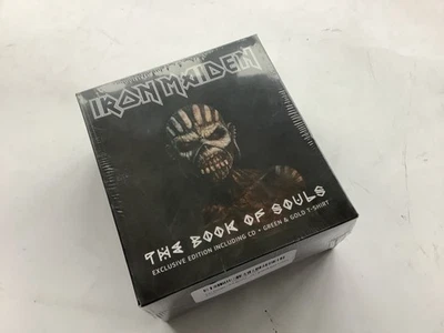Iron Maiden: The Book of Souls : Exclusive edition CD + T-shirt. Foto 1 de 4