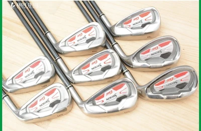 Used Dunlop SRIXON GiE 2009 Irons #5-PW/AW/SW SV-3019J Flex:S - Image 1 of 4