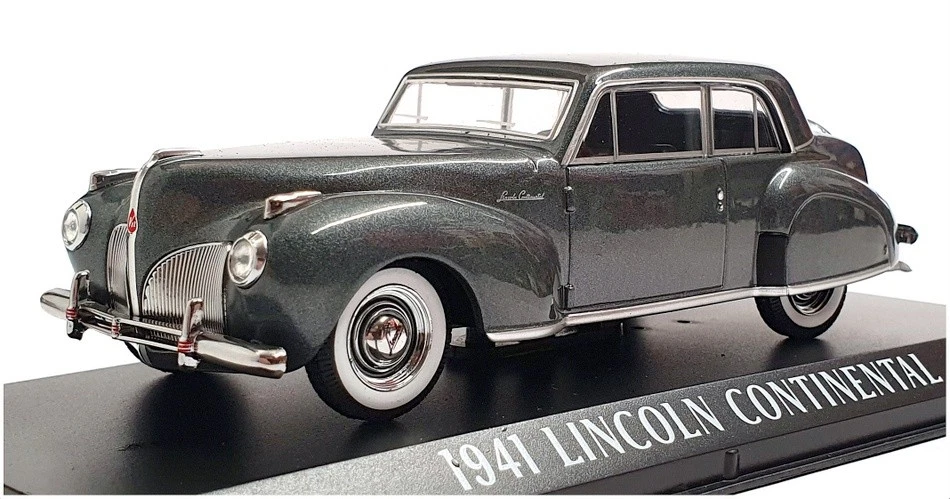 Greenlight 1/43 Scale 86325 - 1941 Lincoln Continental - Met Grey — 第 1/4 张图片