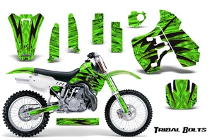 KAWASAKI KX500 88-04 GRAPHICS KIT DECALS TRIBAL BOLTS TBYGG - Picture 1 of 1