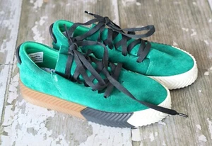 ADIDAS Alexander Wang x AW Skate Green Suede Lace Shoes US M 4.5 EUR 36.5 UK 4 - Picture 1 of 10