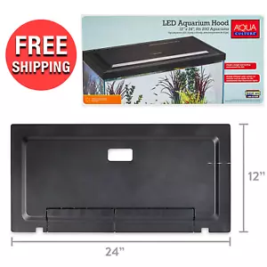 20 Gal Fish Tank Safety Hood Lid Cover with LED Light for Home Office Aquarium - Picture 1 of 7