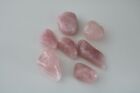 Pierres roulées Quartz Rose, 4 à 6 cm. Lot de 7. Rolled stones Rose Quartz, 4 to