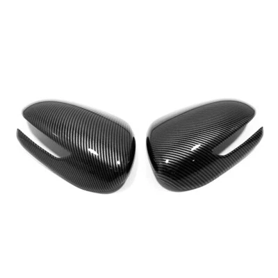Tapa de cubierta de espejo retrovisor lateral con aspecto de fibra de carbono para Kia Sportage KX5 2016-2019 Foto 1 de 4