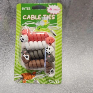TZUMI BYTES KABELBINDER 4ER PACK - Bild 1 von 7